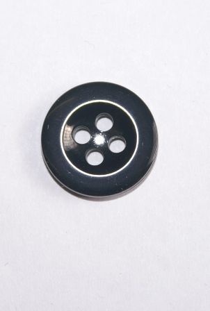 23 Line Fly Buttons for Trousers Black